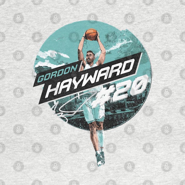 Gordon Hayward Charlotte City Emblem by Buya_Hamkac